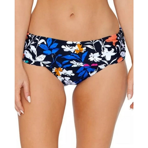 Island Escape Women's Tahiti Bikini Bottoms Swimsuit Black - Picture 1 of 11